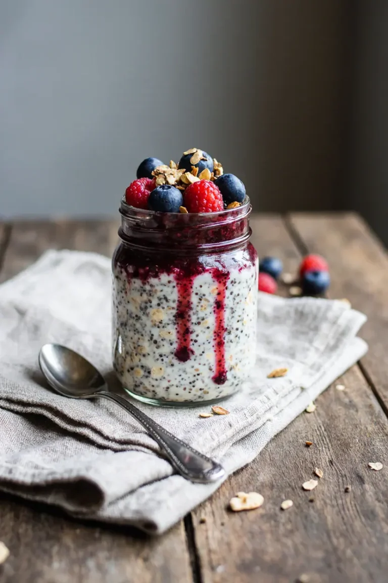 overnight oats rezept mit joghurt
