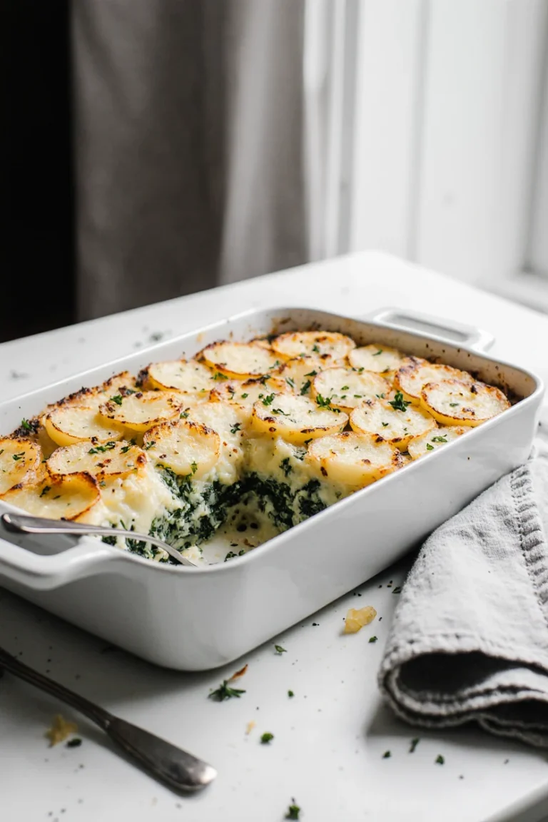 Kartoffel Spinat Auflauf