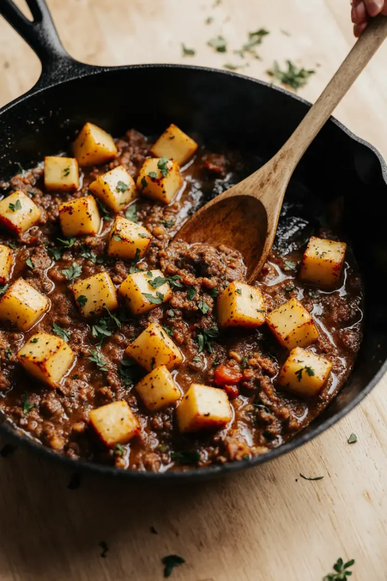 kartoffel hackfleischpfanne